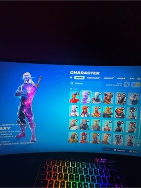 Fortnite Galaxy Character Outfit - Purple Galaxy Skin